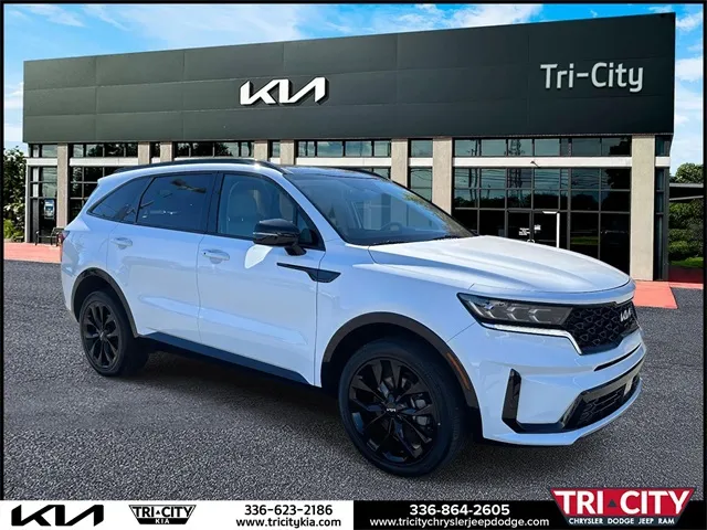 White 2022 Kia Sorento SX for sale in Eden, NC