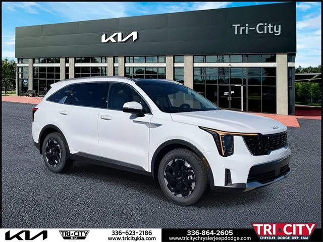 White 2026 Kia Sorento S for sale in Eden, NC