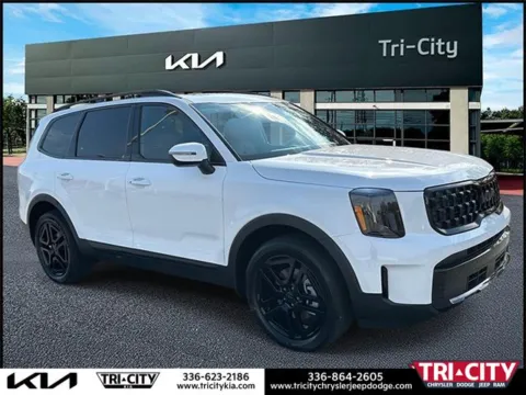 White 2025 Kia Telluride EX X-Line for sale in Eden, NC