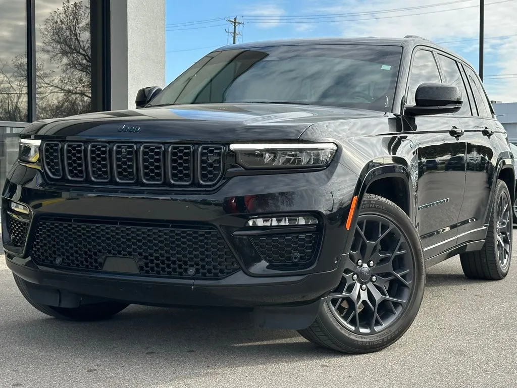 Black 2023 Jeep Grand Cherokee Summit Reserve 4xe for sale in Fishers, IN