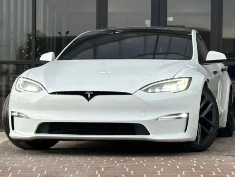 White 2021 Tesla Model S Plaid for sale in Fishers, IN