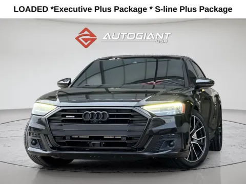 Black 2021 Audi A8 L 55 for sale in Fishers, IN