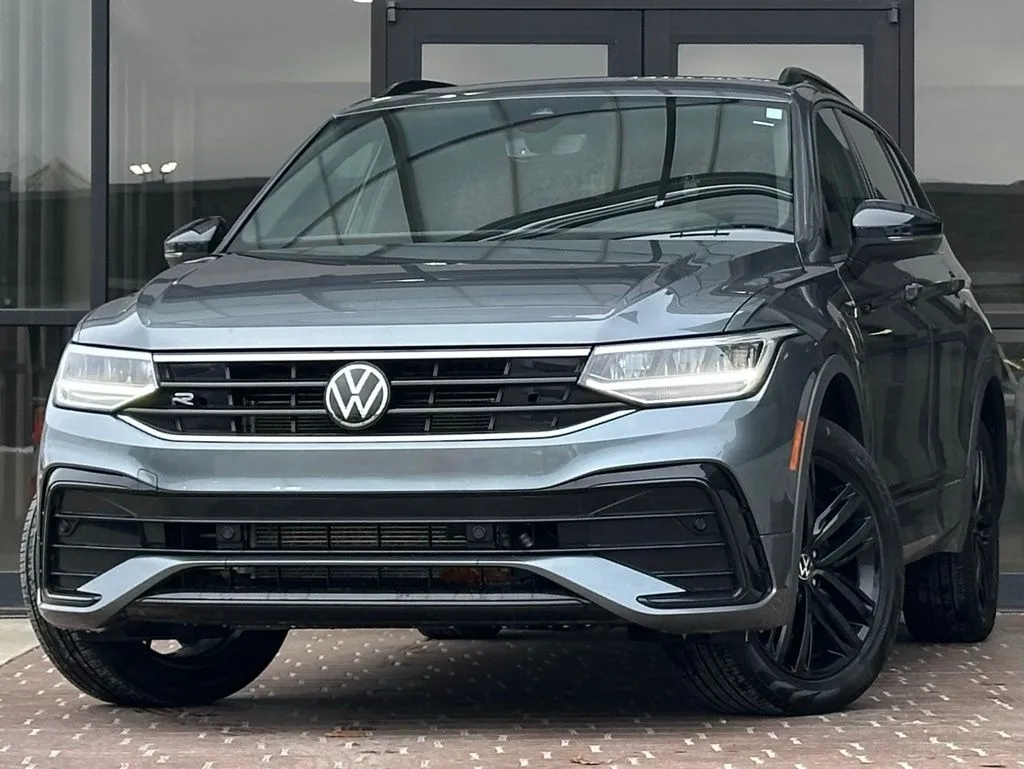 Gray 2022 Volkswagen Tiguan 2.0T SE R-Line Black for sale in Fishers, IN