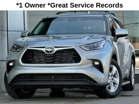 Silver 2023 Toyota Highlander LE for sale in Fishers, IN