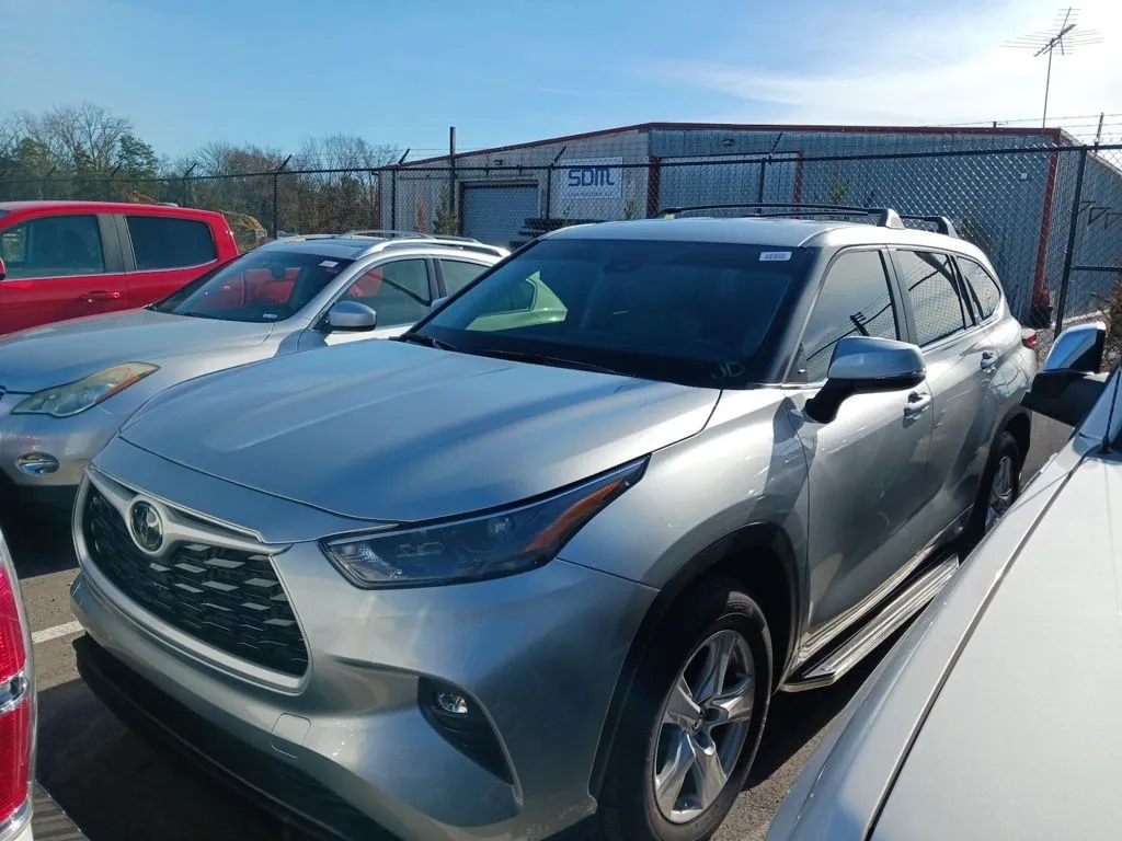 Silver 2023 Toyota Highlander LE for sale in Fishers, IN