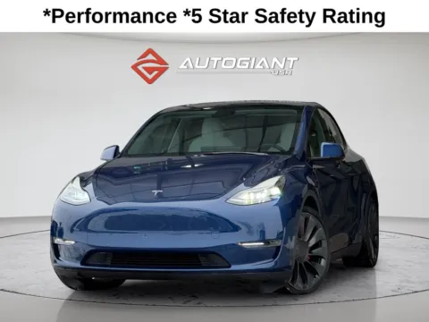 Blue 2021 Tesla Model Y Performance for sale in Fishers, IN