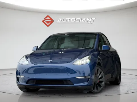 Blue 2021 Tesla Model Y Performance for sale in Fishers, IN