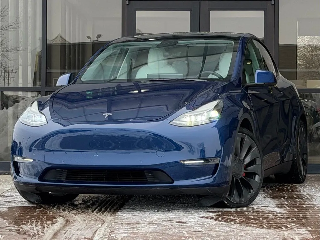 Blue 2021 Tesla Model Y Performance for sale in Fishers, IN