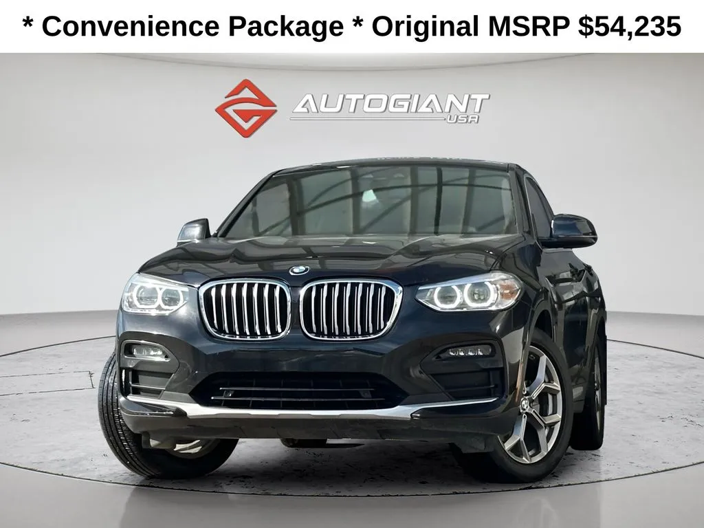 Black 2020 BMW X4 xDrive30i for sale in Fishers, IN