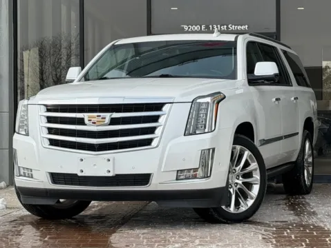 White 2018 Cadillac Escalade ESV Premium for sale in Fishers, IN