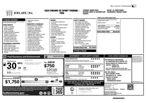 Another view of 2025 Buick Encore GX Sport Touring for sale in Fishers, IN at AutoGiant USA Fishers