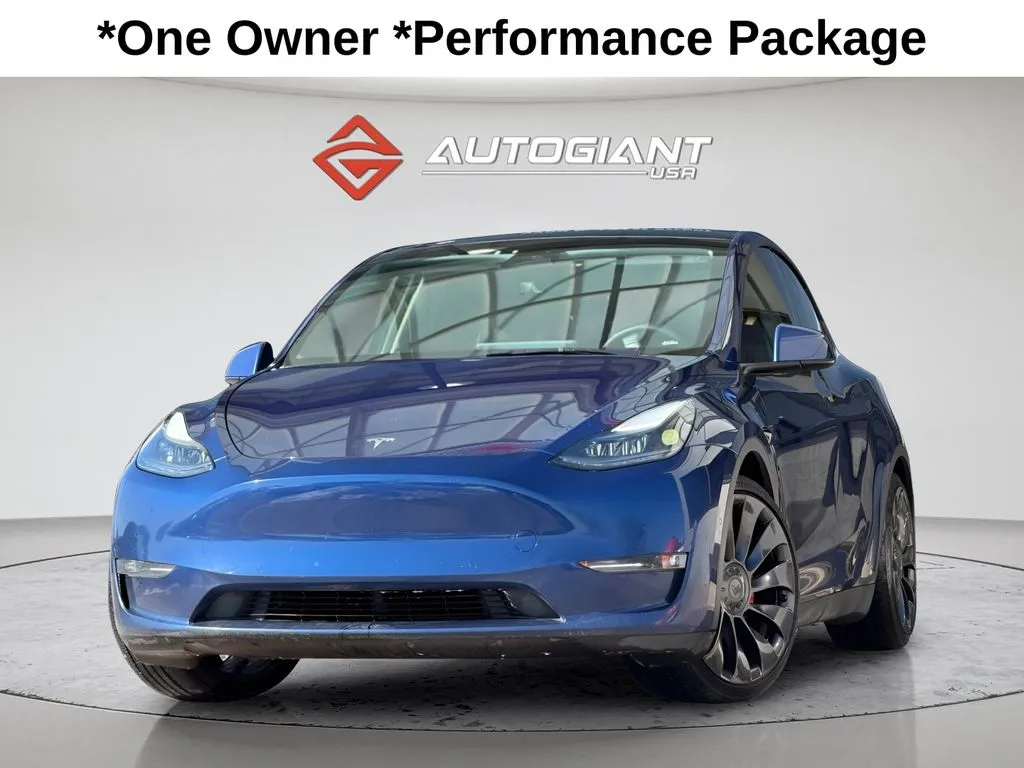 Blue 2022 Tesla Model Y Performance for sale in Fishers, IN