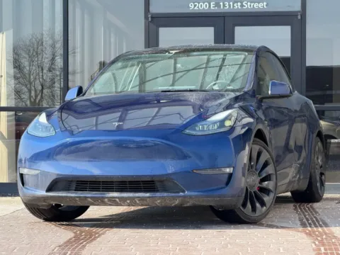 Blue 2022 Tesla Model Y Performance for sale in Fishers, IN