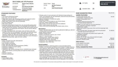 Another view of 2015 Cadillac XTS Premium for sale in Fishers, IN at AutoGiant USA Fishers