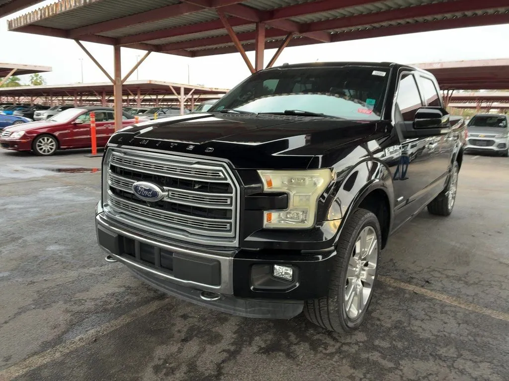 Black 2016 Ford F-150 Limited for sale in Indianapolis, IN