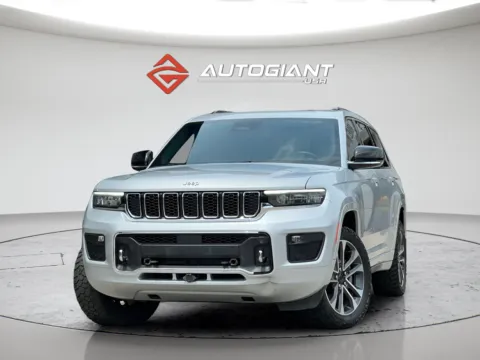 Silver 2022 Jeep Grand Cherokee L Overland for sale in Fishers, IN