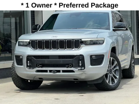 Silver 2022 Jeep Grand Cherokee L Overland for sale in Fishers, IN