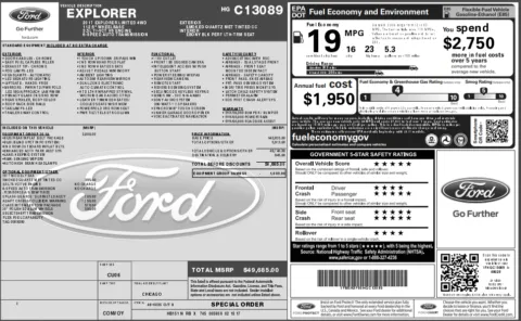 Another view of 2017 Ford Explorer Limited for sale in Fishers, IN at AutoGiant USA Fishers