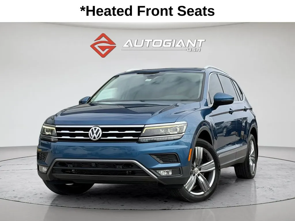 Blue 2018 Volkswagen Tiguan 2.0T SEL Premium for sale in Fishers, IN