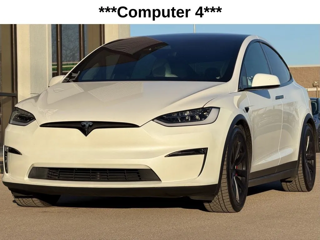 White 2023 Tesla Model X Plaid for sale in Fishers, IN
