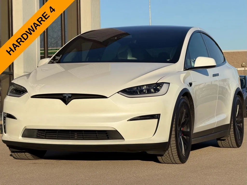 White 2023 Tesla Model X Plaid for sale in Fishers, IN