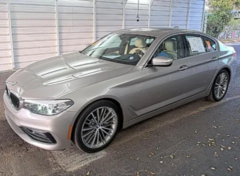 Silver 2018 BMW 5 Series 530i for sale in Fishers, IN