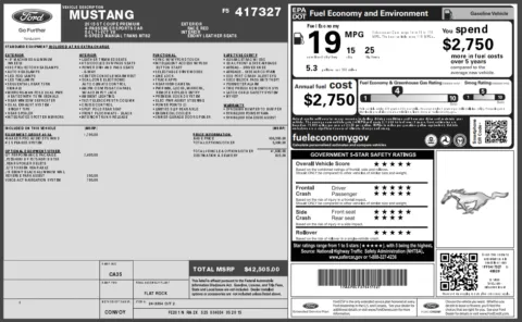 Another view of 2015 Ford Mustang GT Premium for sale in Fishers, IN at AutoGiant USA Fishers