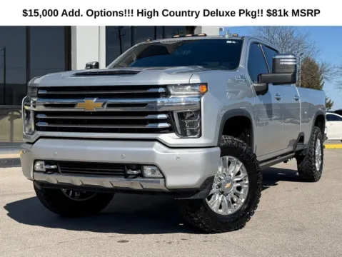 Silver 2022 Chevrolet Silverado 3500HD High Country for sale in Fishers, IN