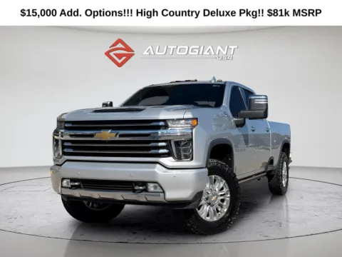 Silver 2022 Chevrolet Silverado 3500HD High Country for sale in Fishers, IN