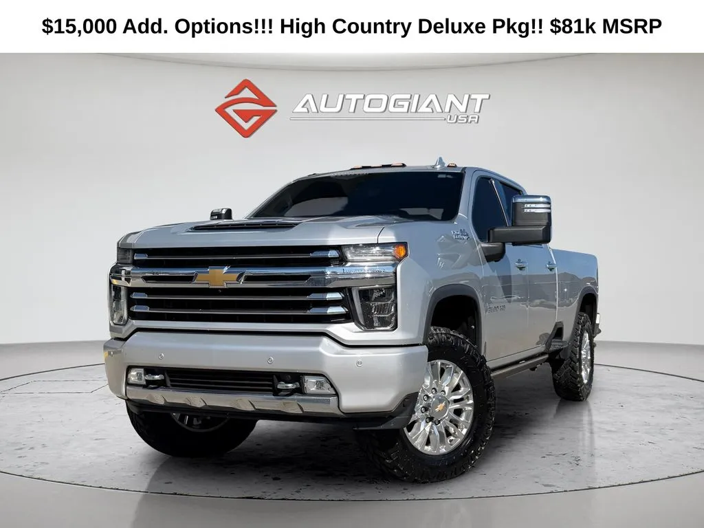 Silver 2022 Chevrolet Silverado 3500HD High Country for sale in Fishers, IN