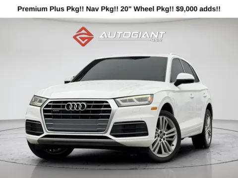 White 2018 Audi Q5 2.0T Premium Plus for sale in Fishers, IN