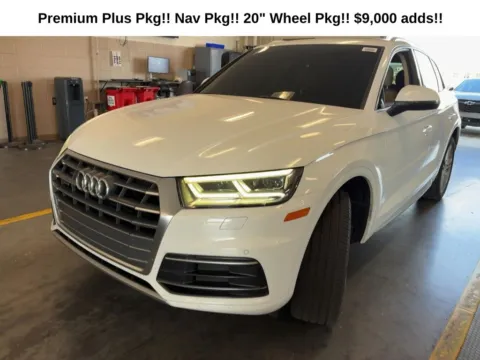 White 2018 Audi Q5 2.0T Premium Plus for sale in Fishers, IN