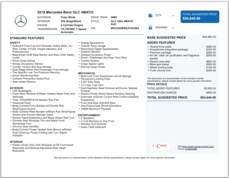 Another view of 2018 Mercedes-Benz GLC 350e for sale in Fishers, IN at AutoGiant USA Fishers