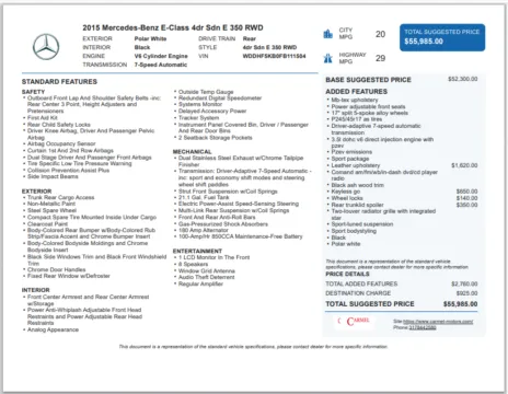 Another view of 2015 Mercedes-Benz E-Class E 350 for sale in Fishers, IN at AutoGiant USA Fishers