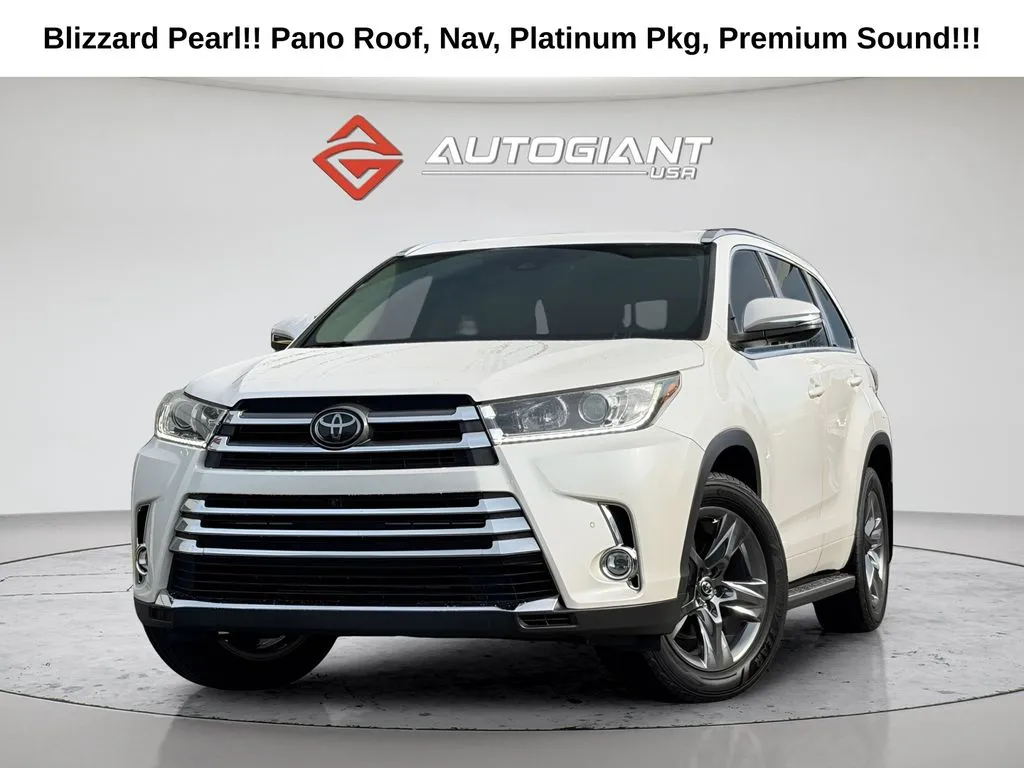 2019 Toyota Highlander Limited Platinum for sale in Fishers, IN