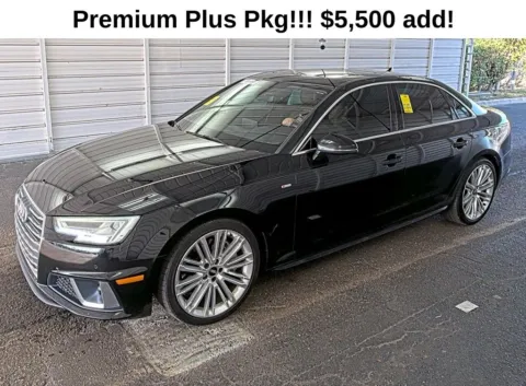 Black 2019 Audi A4 2.0T Premium Plus for sale in Fishers, IN
