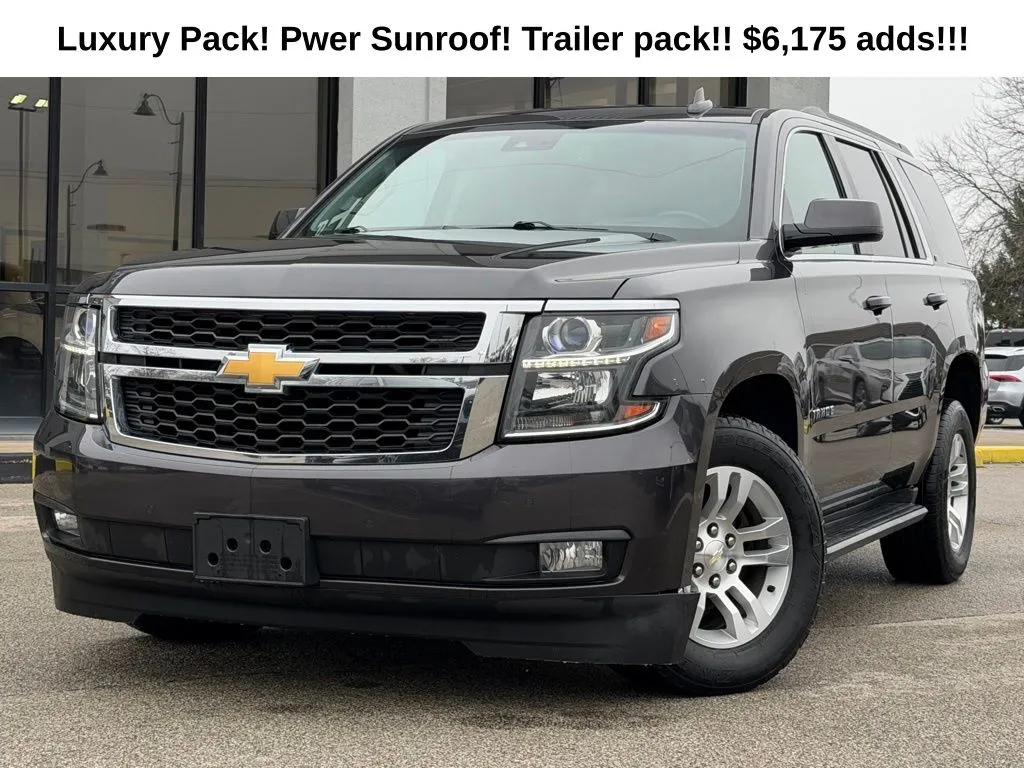 Gray 2016 Chevrolet Tahoe LT for sale in Fishers, IN