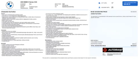 Another view of 2005 BMW 5 Series 545i for sale in Fishers, IN at AutoGiant USA Fishers