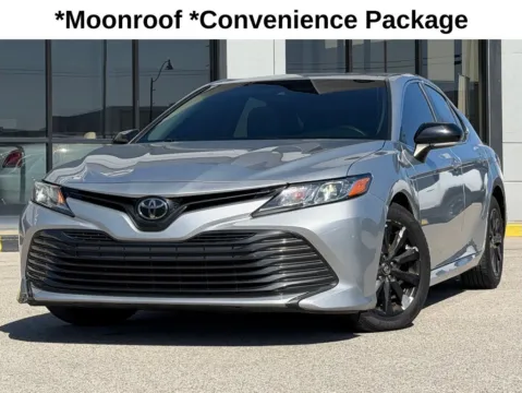 Silver 2018 Toyota Camry LE for sale in Fishers, IN