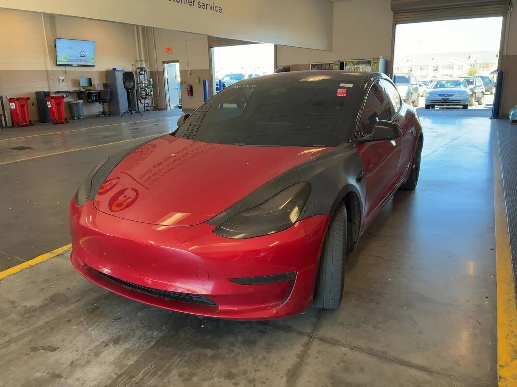 Red 2019 Tesla Model 3 Mid Range for sale in Fishers, IN