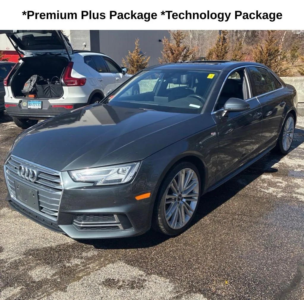 Gray 2017 Audi A4 2.0T Premium Plus for sale in Fishers, IN