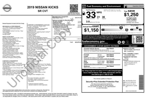 Another view of 2019 Nissan Kicks SR for sale in Fishers, IN at AutoGiant USA Fishers