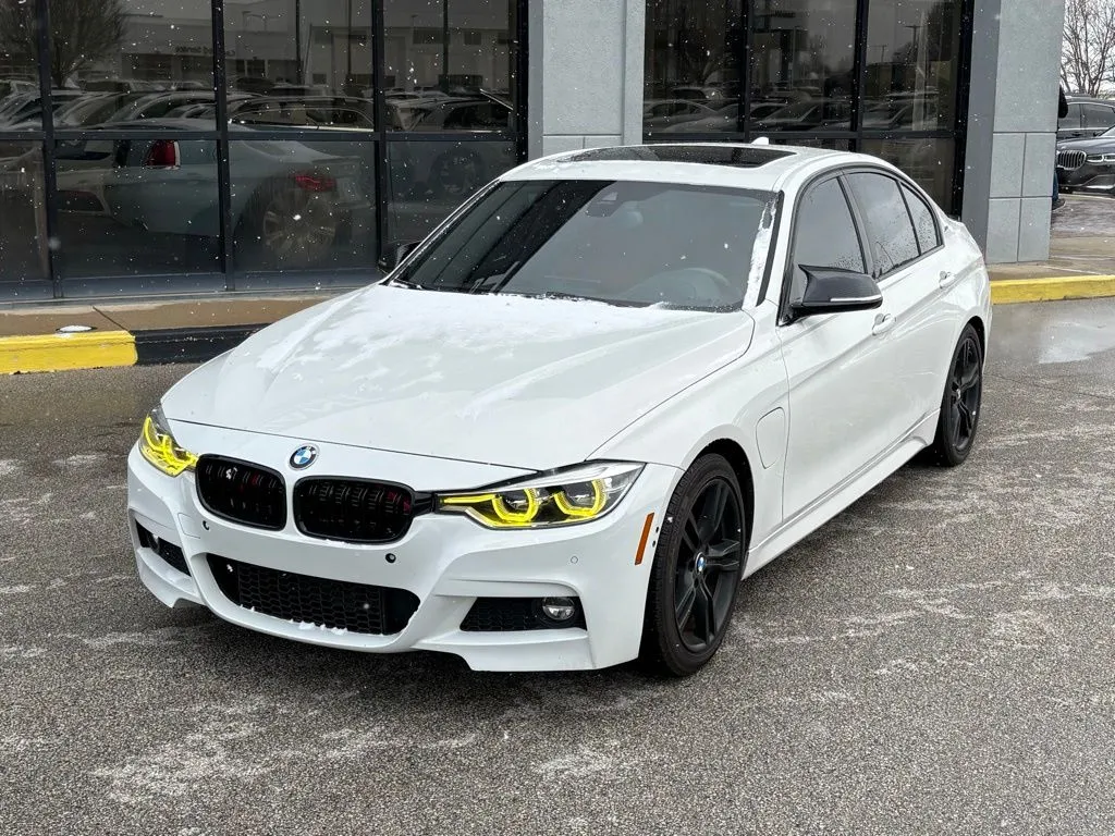 White 2017 BMW 3 Series 330e iPerformance for sale in Fishers, IN