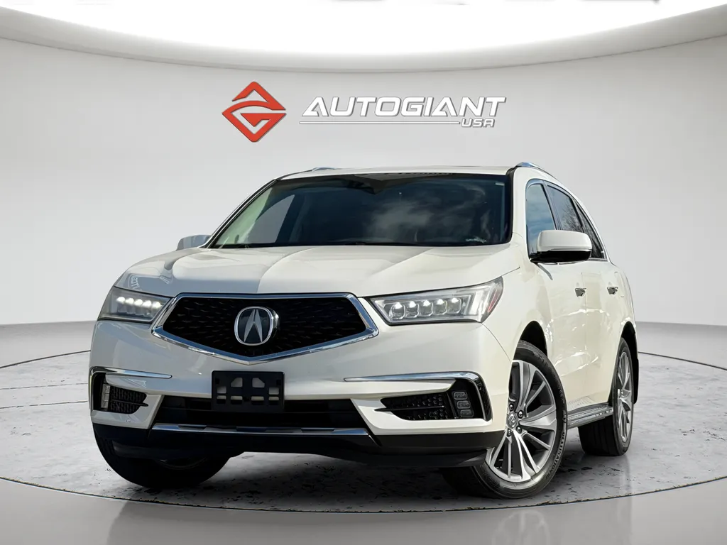 White 2017 Acura MDX 3.5L for sale in Fishers, IN