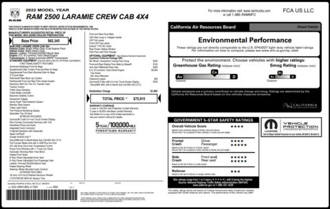 Another view of 2022 Ram 2500 Laramie for sale in Fishers, IN at AutoGiant USA Fishers