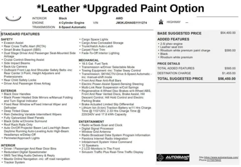 Another view of 2025 Mazda CX-70 PHEV Premium for sale in Fishers, IN at AutoGiant USA Fishers