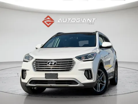 White 2017 Hyundai Santa Fe Limited Ultimate for sale in Fishers, IN