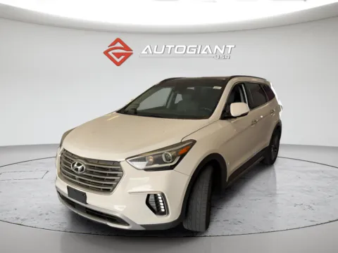 White 2017 Hyundai Santa Fe Limited Ultimate for sale in Fishers, IN