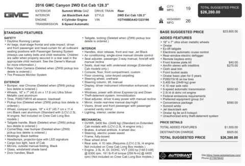 Photos of 2016 GMC Canyon for sale in Fishers, IN at AutoGiant USA Fishers