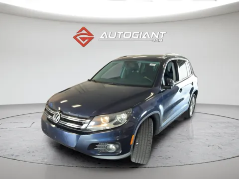 Blue 2014 Volkswagen Tiguan SE for sale in Fishers, IN